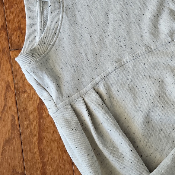 J. JILL LIGHT GRAY SPECKLED SWEATSHIRT (New $89) Sz XL - Picture 2 of 5